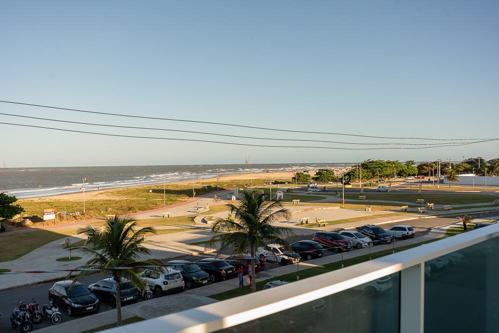 Vista da orla a partir do prédio